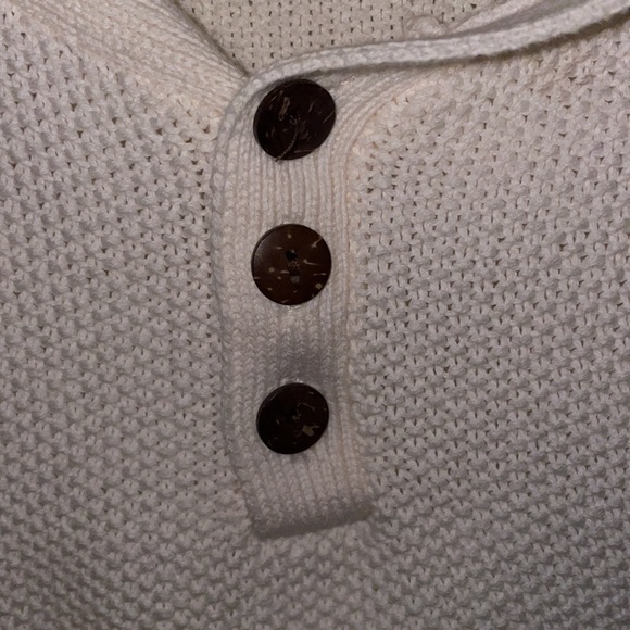 PacSun cream buttoned sweater - Picture 2 of 3